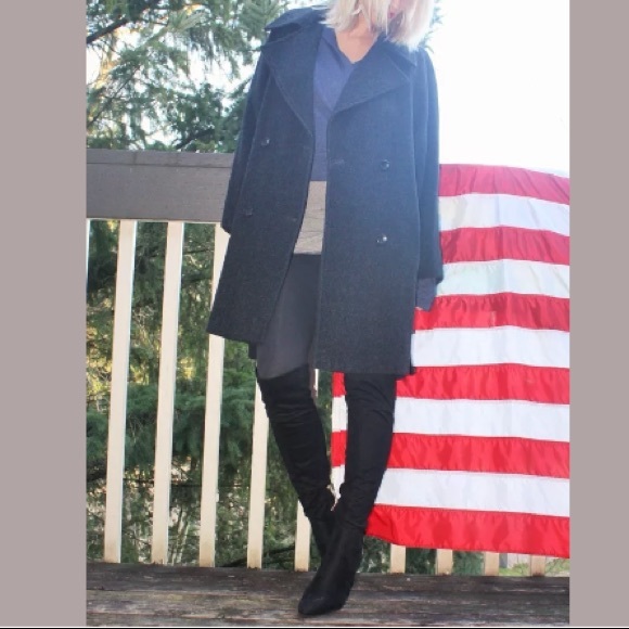 Kookai Oversized Wool Trench Coat 